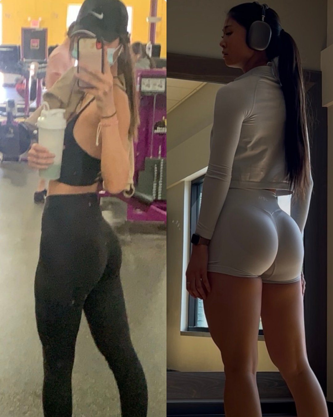 Jasmine's fitness transformation before and after years of strength training